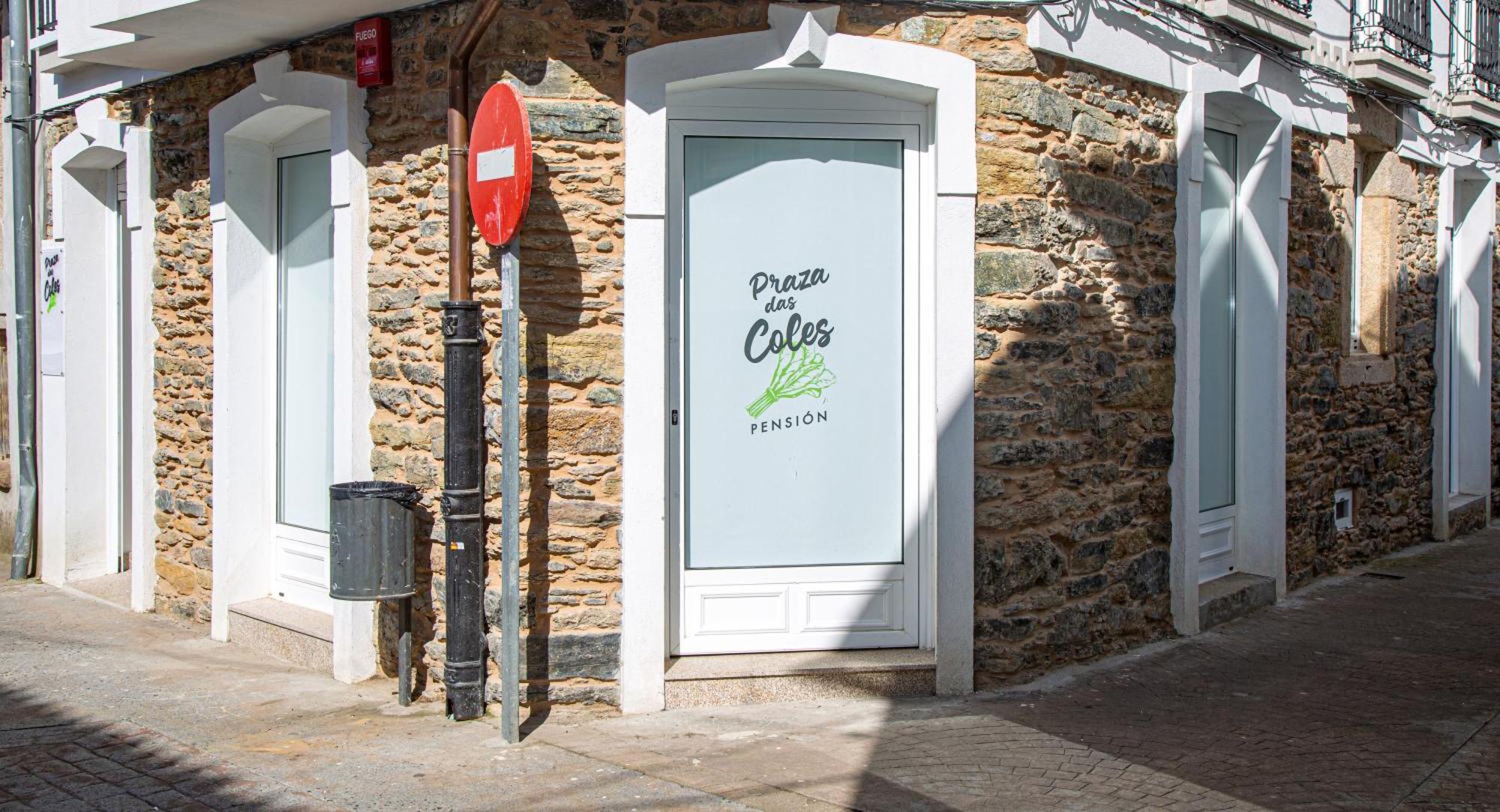 Pensión Praza das Coles Melide Exterior foto