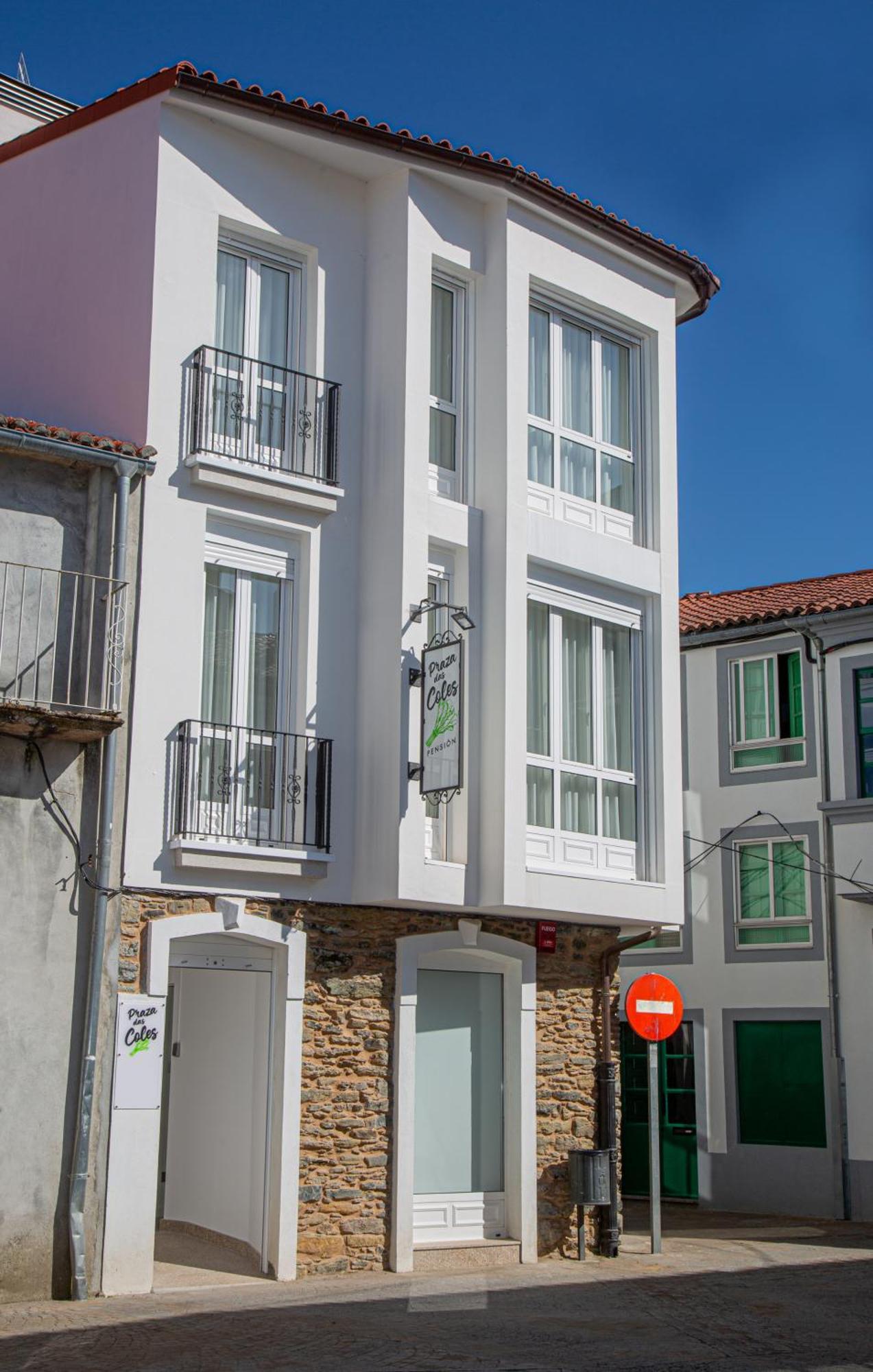Pensión Praza das Coles Melide Exterior foto